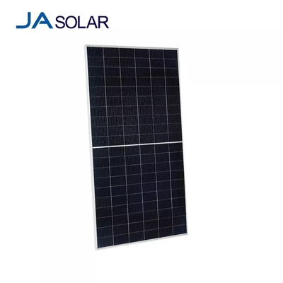 Módulo bifacial de 60 células 480W 500W do MBB PERC Half Cell Double Glass do painel solar de JA