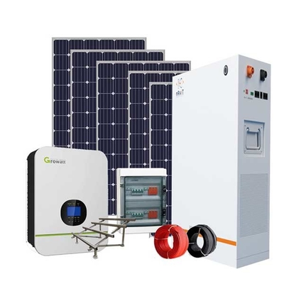 Sistema residencial das energias solares do telhado sistema/12kw do painel solar de MPPT 48V