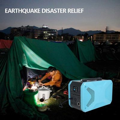 bateria de lítio de acampamento da fonte de alimentação 720Wh 720W do sistema 220V portátil solar