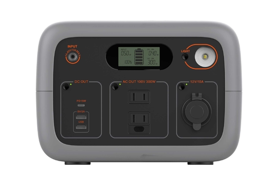 sistema de energia bloco/300Wh solar portátil de acampamento da bateria do lítio de 300W 25V