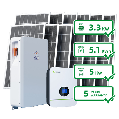 Agregado familiar solar fora do lítio Ion Battery Cell do sistema de grade 10W 230VAC 60HZ