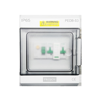 Sistema elétrico solar solar IP66 230V de caixa de distribuição da C.A. do ABS do policarbonato