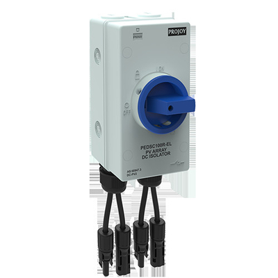 Interruptor externo IP66 1000V 1200v do isolamento da C.C. de 10000 vezes