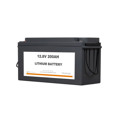 bateria solar 12v 200ah IEC62619 da pilha 2560W profunda