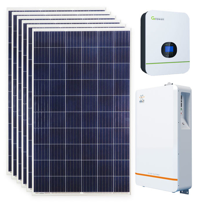 sistema 9Kwh elétrico/solar solares fora dos sistemas de grade 86Kg para a casa