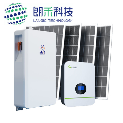 telhado 15kw solar fora do sistema solar Kit Powerporter 10kwh 200Ah da grade