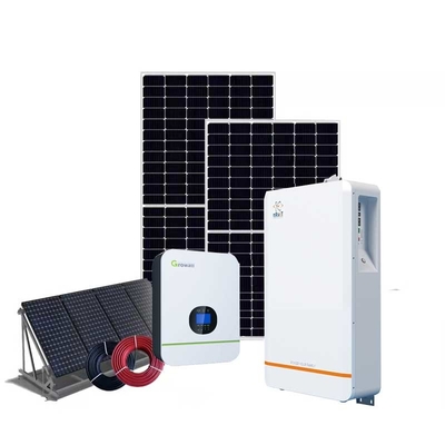 Sistema solar do picovolt do painel solar de sistema elétrico Growatt 5000TL 400w de 60VDC CATL