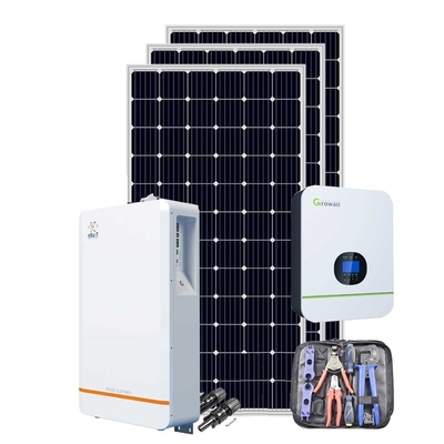 sistema híbrido 230VAC das energias solares do agregado familiar 10kwh 13,4 quilogramas