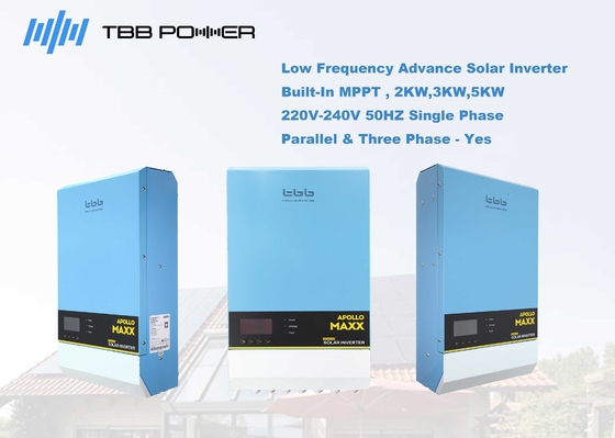 Inversor híbrido solar de baixa frequência puro 60A 48v 2kw da onda de seno MPPT de TBB