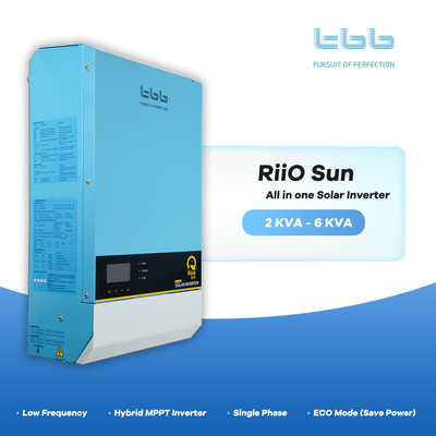 Série de TBB RIIO fora do inversor híbrido 24V 48V 2KW 3KW 4KW 5KW 6KW da carga de poder da grade