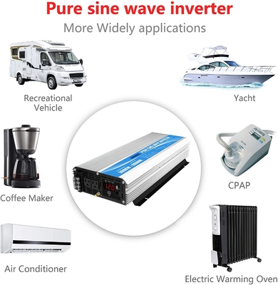 inversor puro DC12V do poder de onda do seno 3000W a AC120V com controlo a distância
