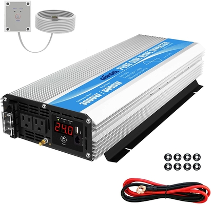 Inversor solar híbrido puro 3000W MSDS UN38.3 da onda de seno de DC24V