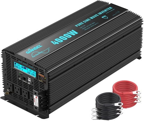 Inversor puro resistente solar híbrido do poder de onda do seno de Giandel 4000W do inversor de DC24V